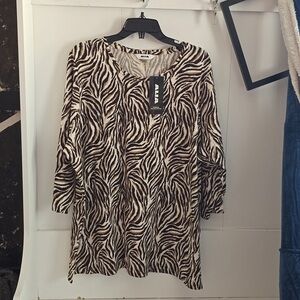 ALIA-[3X] Plus Size Beautiful Long Sleeve Top